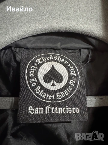 Thrasher Magazine Logo Vest - Black., снимка 3 - Якета - 50737595