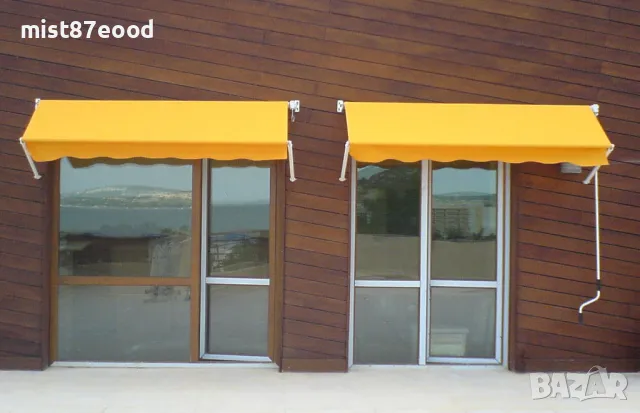 Доставка и монтаж на сенник тип "Падащо рамо"