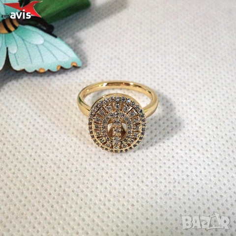 Пръстен с 14К златно покритие 224897