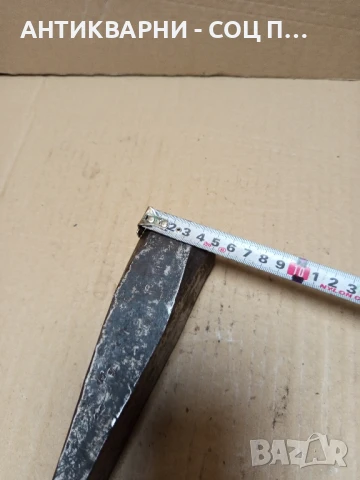 Стар Ръчно Изработен Клин За Цепене На Дърва Трупи Тегло 2.150кг., снимка 10 - Антикварни и старинни предмети - 51370697