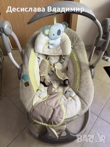 Бебешка електрическа люлка Ingenuity ConvertMe Swing-2-Seat™ – Brighton™