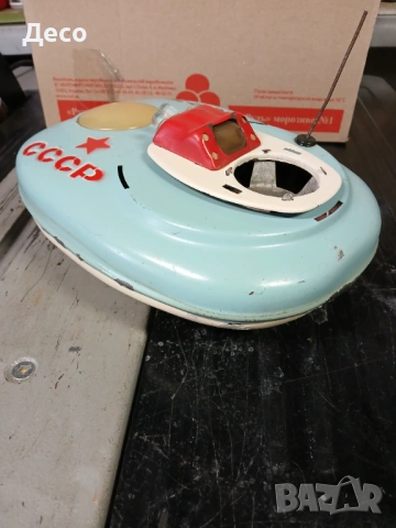 Стара руска играчка луноход., снимка 2 - Колекции - 54181269