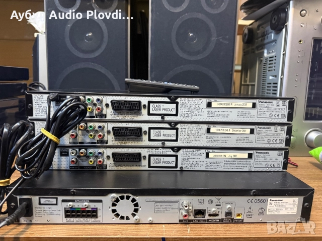 PANASONIC DVD PLAYERS , снимка 4 - Плейъри, домашно кино, прожектори - 52846512