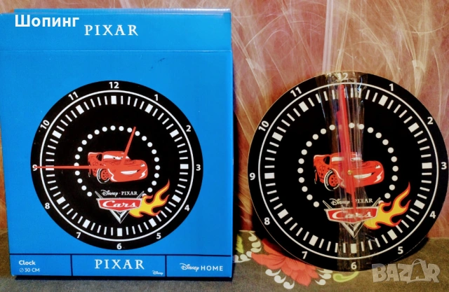 НОВ Стенен Часовник Disney Cars Колите