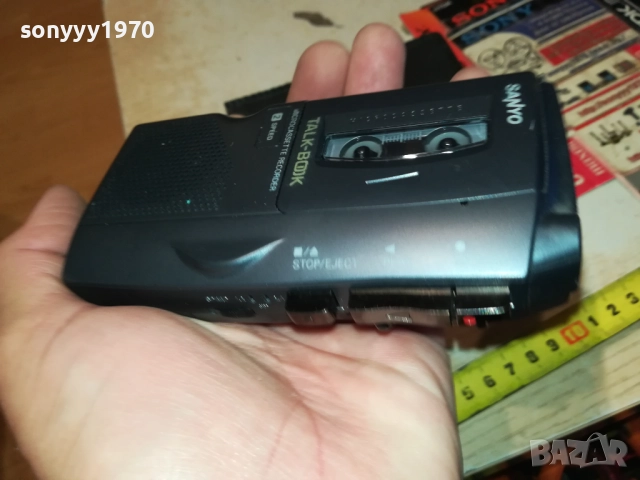 SANYO+КАСЕТА+КОЖЕН КЕЙС-ВНОС SWISS 2210250738, снимка 16 - Радиокасетофони, транзистори - 52138517