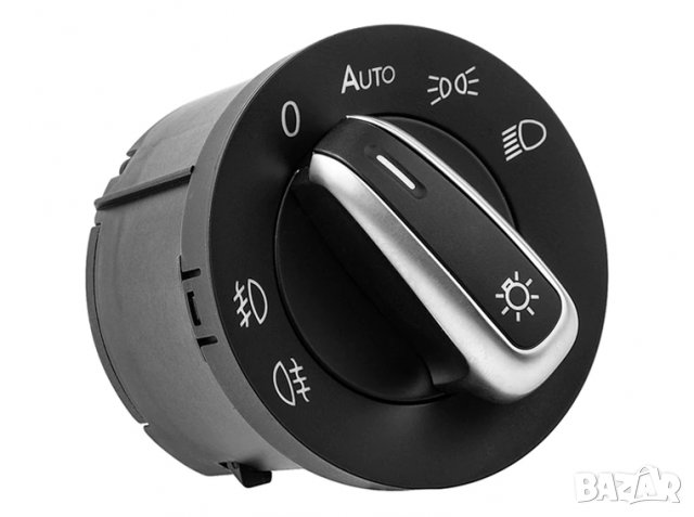 Копче ключ бутон фарове VW Golf 5 6 Passat B6 B7 Touran Touareg Caddy, снимка 3 - Части - 33596513