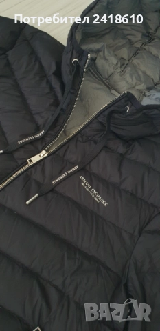 Armani Exchange A/X Mens Down Jacket Size XL НОВО! ОРИГИНАЛ! Мъжко Пухено Яке!