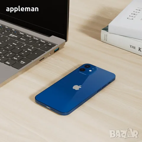 Apple iPhone 12 64GB Blue 100% Батерия като нов