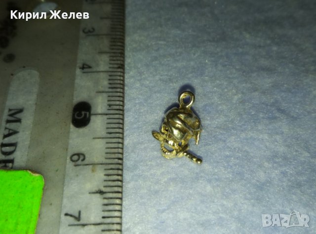 ПИРАТ ЗАХАПАЛ САБЯ - Стар СРЕБЪРЕН ФИГУРАЛЕН РЕТРО АРТ ПЕНДАНТ ВИСУЛКА СРЕБРО РЪЧНА ИЗРАБОТКА 40179, снимка 5 - Антикварни и старинни предмети - 42425279