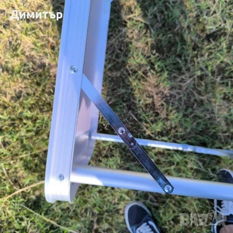 Маса алуминиева сгъваема НОВА, снимка 4 - Маси - 51393425