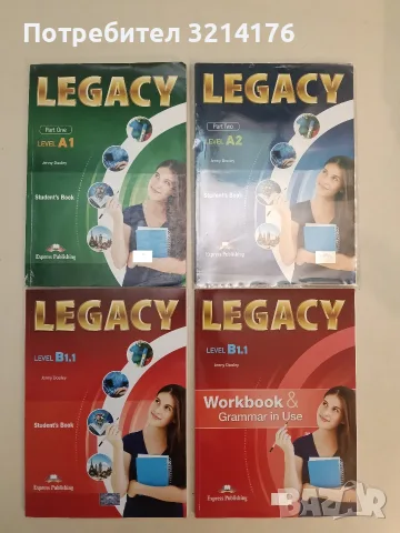 Legacy B1.1. Part 1: Student's Book + Workbook - Jenny Dooley (2024, Отлично състояние)