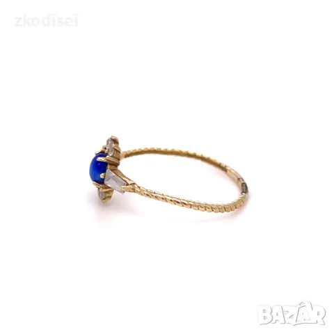 Златен дамски пръстен 1,03гр. размер:55 14кр. проба:585 модел:30966-2, снимка 2 - Пръстени - 50129825