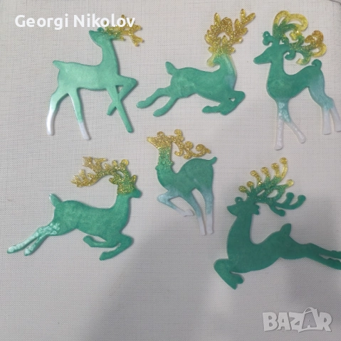 Коледни висулки и книгоразделите от епоксидна смола, снимка 5 - Декорация за дома - 52663566