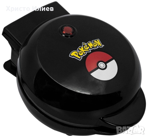 Гофретник Покемон Uncanny Brands Animation Pokemon Pokeball Logo, снимка 2 - Гофретници - 52358772