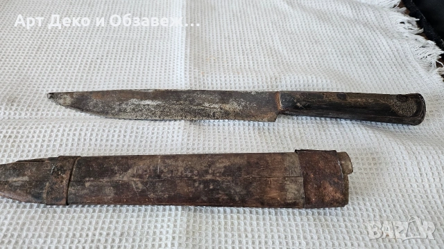 Стар овчарски нож, снимка 2 - Ножове - 54073947