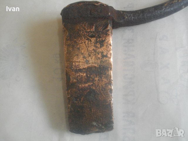 Ръчен Голям Масивен Поялник 49 см За Ръчно Запояване Мед/Бакър-Старо немско качество стария материал, снимка 3 - Поялници и запояване - 44493379