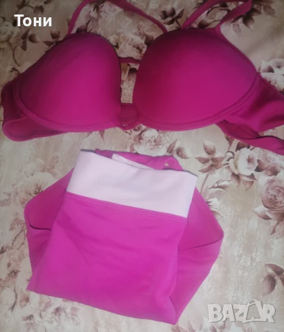 Нов Дамски Бански Костюм Циклама М , снимка 7 - Бански костюми - 50910203