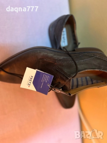 Страхотни ръчно изработени швейцарски обувки Fretz Man № 46, снимка 16 - Официални обувки - 51678561