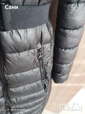 Дълго зимно яке с естествен пух, снимка 10 - Палта, манта - 38497955