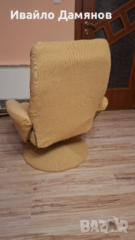 Релакс стол / Релакс кресло Optima - бежов , снимка 8 - Дивани и мека мебел - 52530754