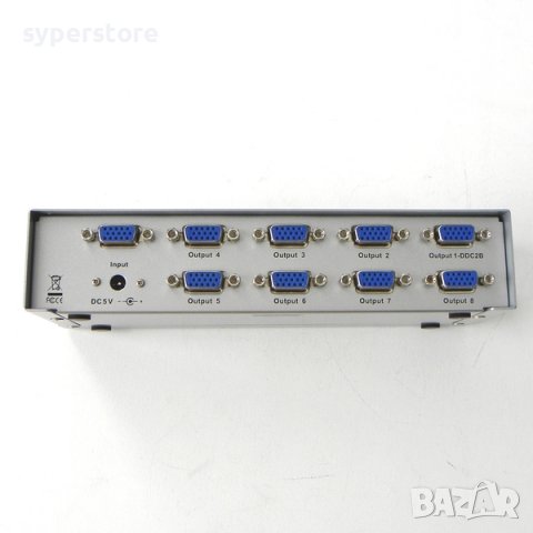 Превключвател VGA Multiplier, 8X, 450MHz SS300907, снимка 1 - Друга електроника - 39132524