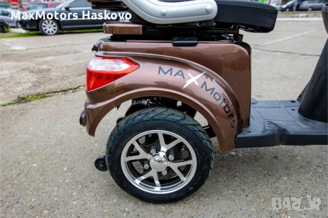 НОВА Електрическа Триколка Max Motors 1000W FM1-LUX BROWN, снимка 2 - Мотоциклети и мототехника - 30153680