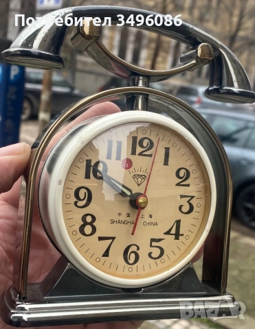 Стар и рядък механичен будилник Шанхайски диамант, снимка 8 - Други ценни предмети - 53249182