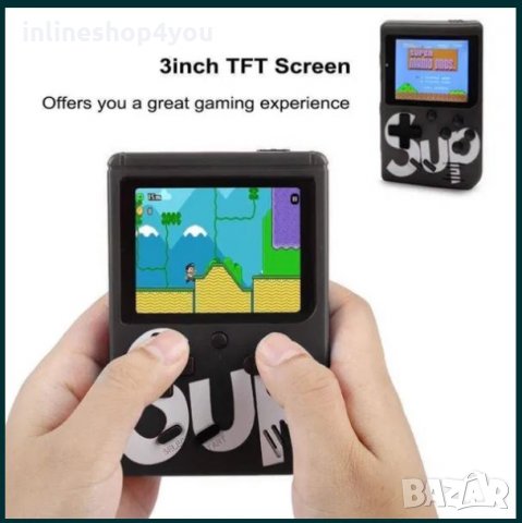 400 ИГРИ Преносима Ретро Геймърска Конзола / Игра SUP Гейм Бой, снимка 4 - Други игри и конзоли - 31727006