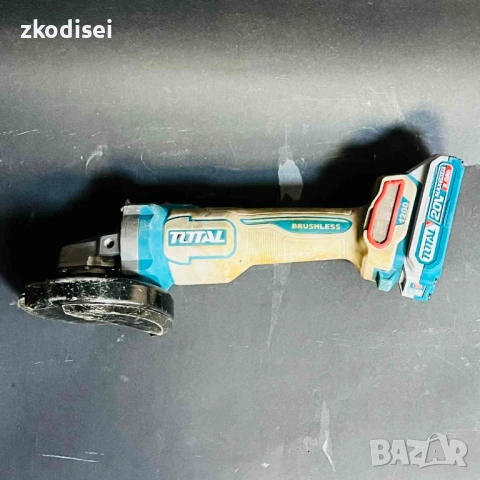 Акумулаторен ъглошлайф TOTAL TAGLI22125