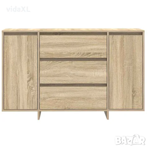 vidaXL Служебен шкаф Сонома дъб 120 x 41 x 75 см Инженерна дървесина, снимка 6 - Бюфети - 56147067