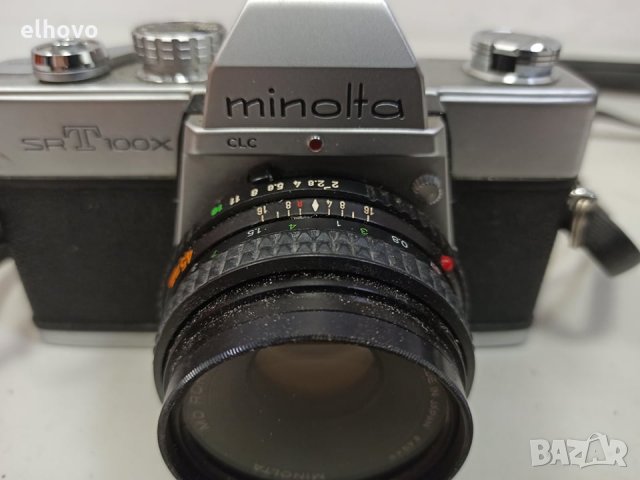 Фотоапарат Minolta SRT100X, снимка 5 - Фотоапарати - 30999650