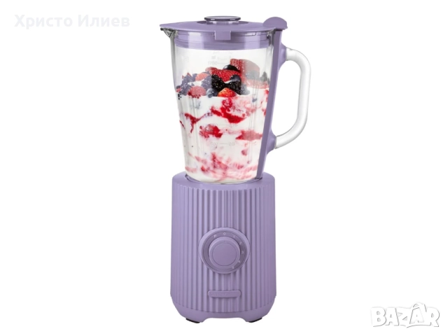Блендер 600W Лилав стъклена кана
