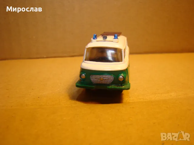 H0 1/87 BARKAS БАРКАС ПОЛИЦИЯ МОДЕЛ КОЛИЧКА ИГРАЧКА, снимка 2 - Колекции - 48996687