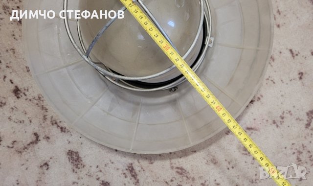 Индустриална Лампа от '80г. за бомбоубежище, бункер, снимка 5 - Антикварни и старинни предмети - 44303270
