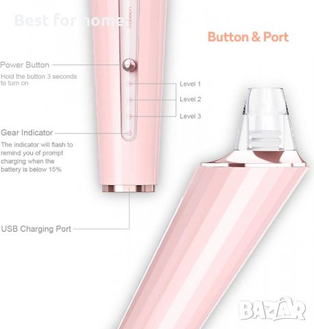 Уред за премахване на черни точки, акне и абразио Frohmen Prof, снимка 6 - Други - 36746379