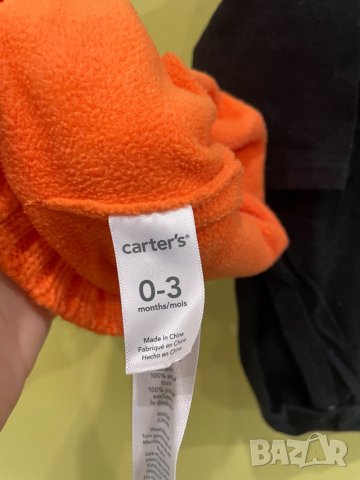 Helloween сет 0-6м боди със шапка, снимка 3 - Комплекти за бебе - 34352366