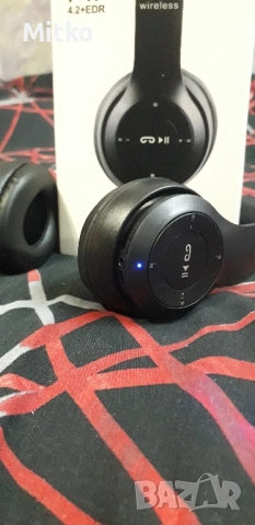 Блутут слушалки Р47, снимка 2 - Безжични слушалки - 52424784