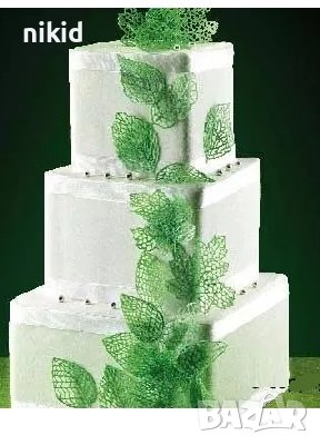 Есенно листо листа есенни дантела силиконов килим молд форма украса торта с фондан шоколад гъмпейст, снимка 4 - Форми - 38195902