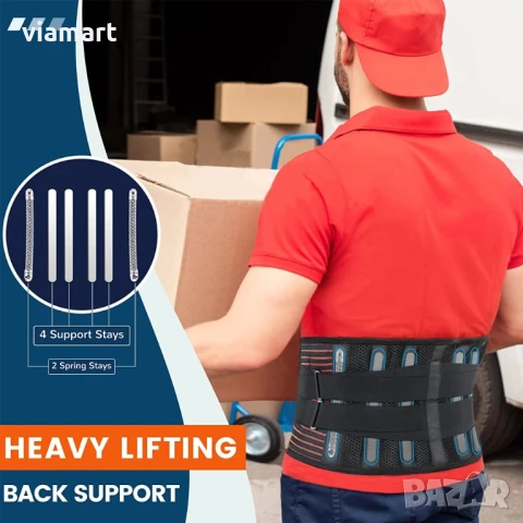 Лумбален колан за кръст Tcare облекчава болки, Размери - L, XL, XXL, снимка 10 - Други - 50526351