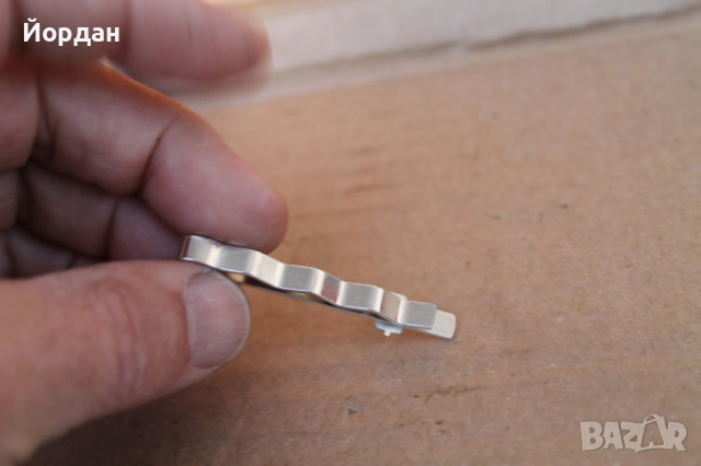 Сребърна щипка за вратовръзка 0,925, снимка 5 - Колиета, медальони, синджири - 53275056