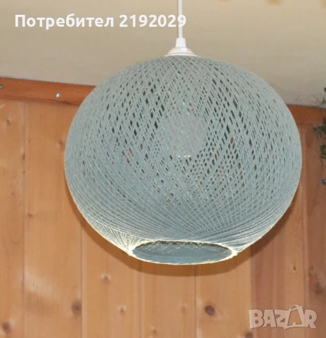 Текстилни АБАЖУРИ, снимка 4 - Лампи за таван - 51412255