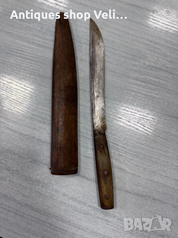 Стар буйновски нож с кания №7466 , снимка 4 - Антикварни и старинни предмети - 52035309