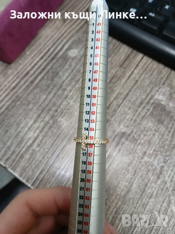 Нов Златен Пръстен Кръст 2.16гр., снимка 5 - Пръстени - 52709562