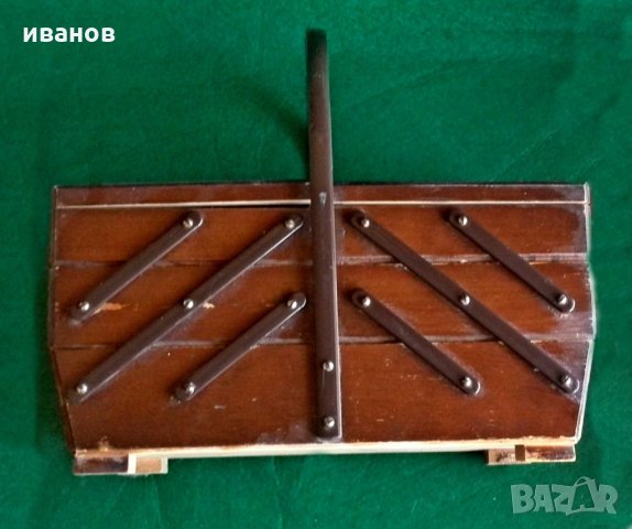 Немски шивашки несесер, снимка 5 - Антикварни и старинни предмети - 35193013