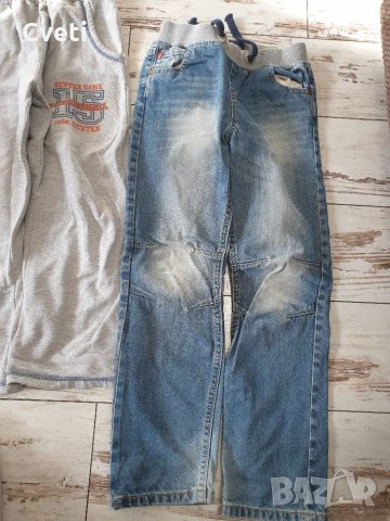 Адидас горнище , термо джинси , всичко за 10 лв., снимка 3 - Детски панталони и дънки - 34988450