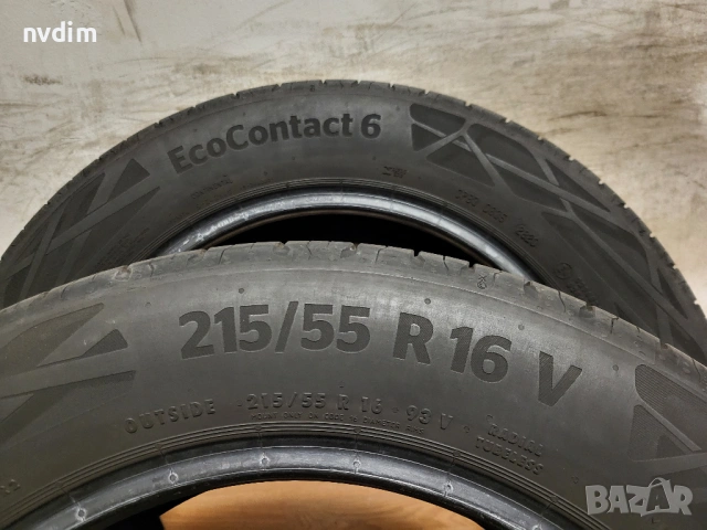 215/55/16 Continental / летни гуми, снимка 7 - Гуми и джанти - 54046206