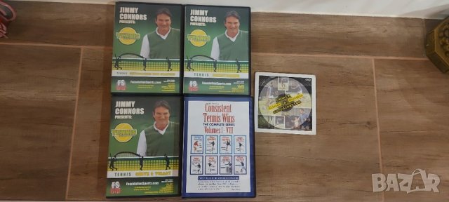 DVD дискове за професионален Тенис серия Джими Конърс Olivier Bourquin