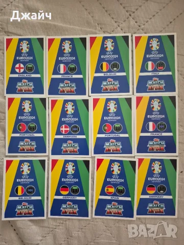 Match Attax EURO 2024, снимка 2 - Карти за игра - 56450050