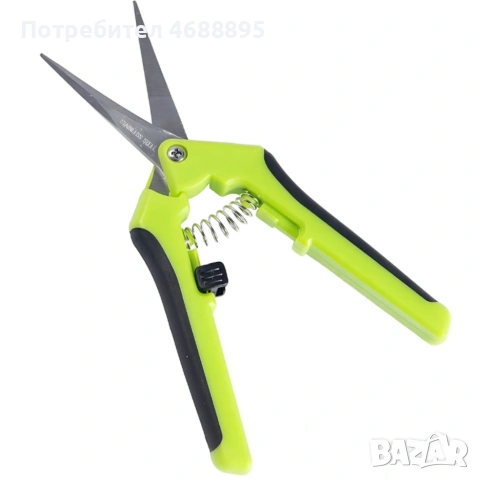 Градинска ножица с пружинен механизъм и ергономични дръжки - лека и удобна, снимка 2 - Други - 53944708