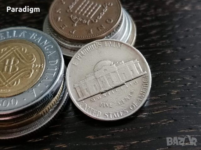 Монета - САЩ - 5 цента | 1981г.